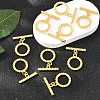 SHEGRACE Brass Toggle Clasps XGR0124G-135G-4