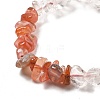 Natural Quartz Crystal & Carnelian Beads Strands G-L610-A29-01-4