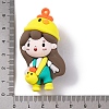 The 12 Chinese Zodiac Girl Doll PVC Plastic Pendants KY-S172-16J-3