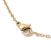 Glass & Glass Pearl Beads Pendants Necklaces for Women NJEW-MZ00106-04-5