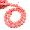 Natural White Jade Bead Strands X-G-R346-8mm-16-2