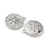 Christmas Brass Micro Pave Clear Cubic Zirconia Pendants KK-A280-03D-P-2