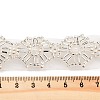 Polyester Flower Lace Trims OCOR-A007-07-3