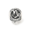 Brass Clear Cubic Zirconia European Beads LS-FIND-M049-01AS-03-1