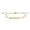 Braided Nylon Cord Adjustable Bracelets for Women Men XS3159-4-1