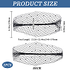 Polyester Mesh Veil Headband OHAR-WH0015-29A-2
