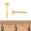 925 Sterling Silver Flat Pad  Stud Earring Findings LS-STER-K167-045C-G-3