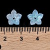 Dyed & Heated Glass Bead Caps X-GLAA-Z019-02L-3