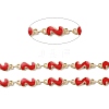 Handmade Alloy Enamel S Shape Link Chains ENAM-F138-05A-RS-2