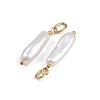 ABS Plastic Pearl Pendants STAS-G357-15G-2