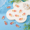 12Pcs Luminous Translucent Resin Sea Animal Cabochons RESI-TA0004-56A-4