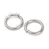 Tarnish Resistant 304 Stainless Steel Open Jump Rings X-STAS-R065-41-1