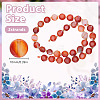 2 Strands Natural Red Agate Beads Strands G-DR0001-06-2