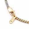 304 Stainless Steel Curb Chain Necklaces NJEW-JN03426-3