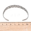 316 Surgical Stainless Steel Cuff Bangles BJEW-C142-04P-5