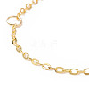 Brass Curb Chain Bracelet for Men Women BJEW-JB09135-4
