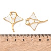304 Stainless Steel Enamel Pendants STAS-Q119-10C-G-3