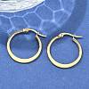 304 Stainless Steel Hoop Earrings EJEW-F105-22G-4