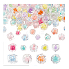 180pcs 9 styles Transparent Acrylic Beads OACR-PH0004-30-7