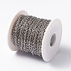 Tarnish Resistant 304 Stainless Steel Cable Chains CHS-H007-45P-2