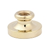 Golden Tone Crown Initial Wax Seal Brass Stamp Heads AJEW-A065-01C-2