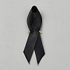 Awareness Ribbon Nylon Lapel Pin Backs for Backpack Clothes JEWB-WH0021-175B-1