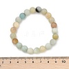 Natural Flower Amazonite Beads Stretch Bracelets BJEW-F380-01-B09-4