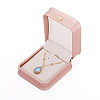 PU Leather Necklace Pendant Gift Boxes LBOX-TADJ0001-01B-2
