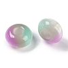 Triple Color Resin European Beads RESI-F055-06F-2