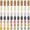 44Pcs Plastic & Resin Dreadlocks Braiding Beads OHAR-SC0001-21-1