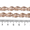 Transparent Glass Beads Strands LS-EGLA-N013-T4mm-D23-4