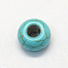 Synthetic Turquoise European Beads X-TURQ-S283-34A-1