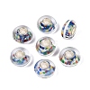 Handmade Lampwork & Brass Core European Beads LAMP-N044-09S-01-1