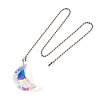 1Pc Glass Ceiling Fan Pull Chain Extenders HJEW-TADJ0001-05B-2