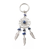 Natural Lapis Lazuli Keychain KEYC-JKC00346-05-1