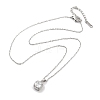 201 Stainless Steel Cable Chain Necklaces NJEW-L124-010P-2