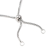 Tarnish Resistant Stainless Steel Slider Necklace Making X-AJEW-JB00476-2