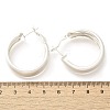 Brass Ring Hoop Earrings for Women EJEW-A121-17A-S-3