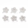 Non-Tarnish 304 Stainless Steel Stud Earring Findings STAS-S079-37B-3