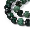 Natural Fuchsite Beads Strands G-T144-A01-07-4