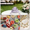 Satin Cloth Drawstring Pouches with Flower ST-CJ0048-001D-7