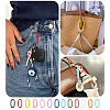 10Pcs Alloy Spring Gate Rings FIND-TA0009-25L-8