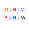Opaque Acrylic Enamel Beads SACR-T035-17M-01-1