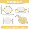 15Pcs 3 Colors Alloy Heat Transfer Watch Band Accessories FIND-CA0011-17B-2