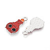 Halloween Theme Alloy and Enamel Pendants ENAM-T021-31K-02P-2