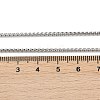 Tarnish Resistant 304 Stainless Steel Venetian Chain Necklace Making STAS-A028-N032P-2