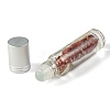 Natural Red Jasper Chip Bead Roller Ball Bottles AJEW-H101-01E-2