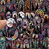 Gothic Style PVC Self-Adhesive Cartoon Stickers X-STIC-PW0019-01-4