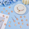 36Pcs 2 Colors Alloy Pendants ENAM-DC0002-14-4