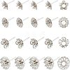 30Pcs 3 Style 304 Stainless Steel Stud Earring Findings STAS-UN0031-93-1